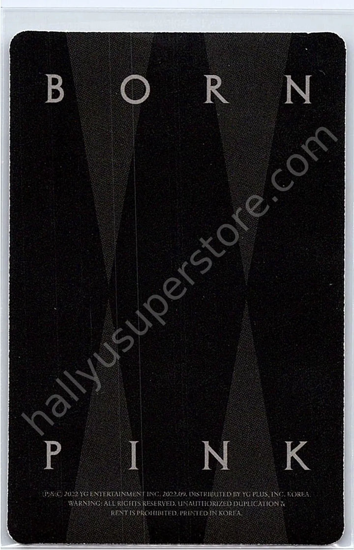 BLACKPINK - Jisoo - BORN PINK album photocard digipack version