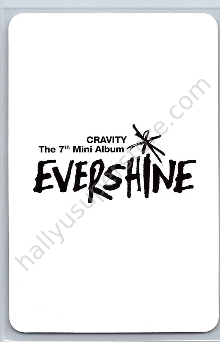 CRAVITY - Allen - EVERSHINE afterglow version album photocard