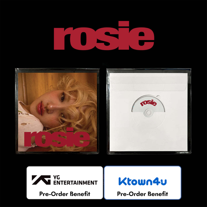 [Pre-Order] Rose (of BlackPink) - "ROSE first studio album ‘rosie'" + Pre-Order Benefit [Retail Exclusive, KR Exclusive] - HALLYUSUPERSTORE