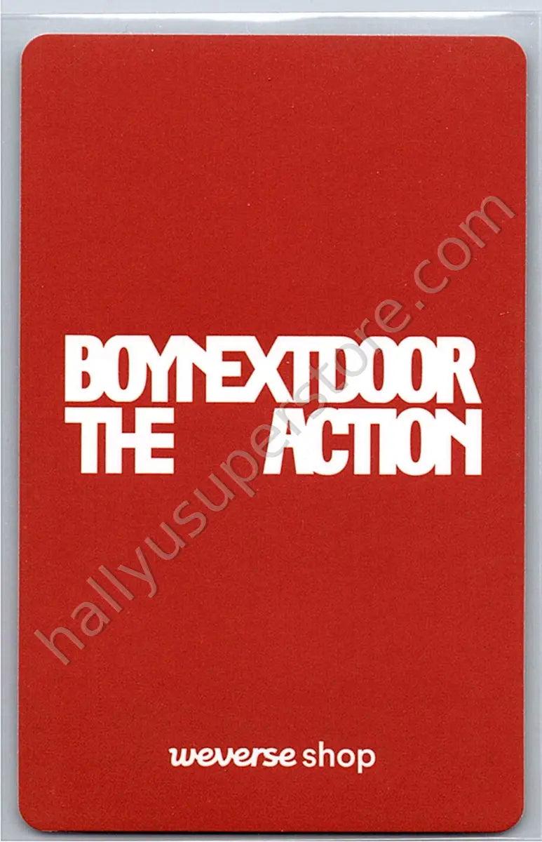 BOYNEXTDOOR - Taesan - BOYNEXTDOOR - Taesan - The Action Album weverse shop global regular version
