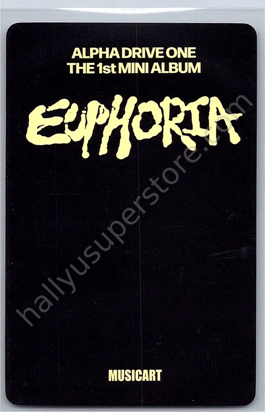 ALPHA DRIVE ONE - Sanghyeon - ALPHA DRIVE ONE - Sanghyeon - EUPHORIA Album fansign musicart (music art)