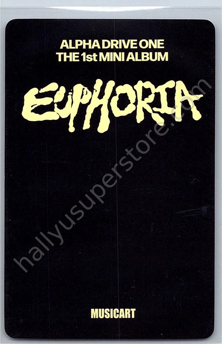 ALPHA DRIVE ONE - Sanghyeon - ALPHA DRIVE ONE - Sanghyeon - EUPHORIA Album fansign musicart (music art)