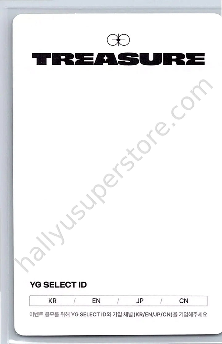 TREASURE - Yoshi - JIKJIN MD POP-UP random photocard