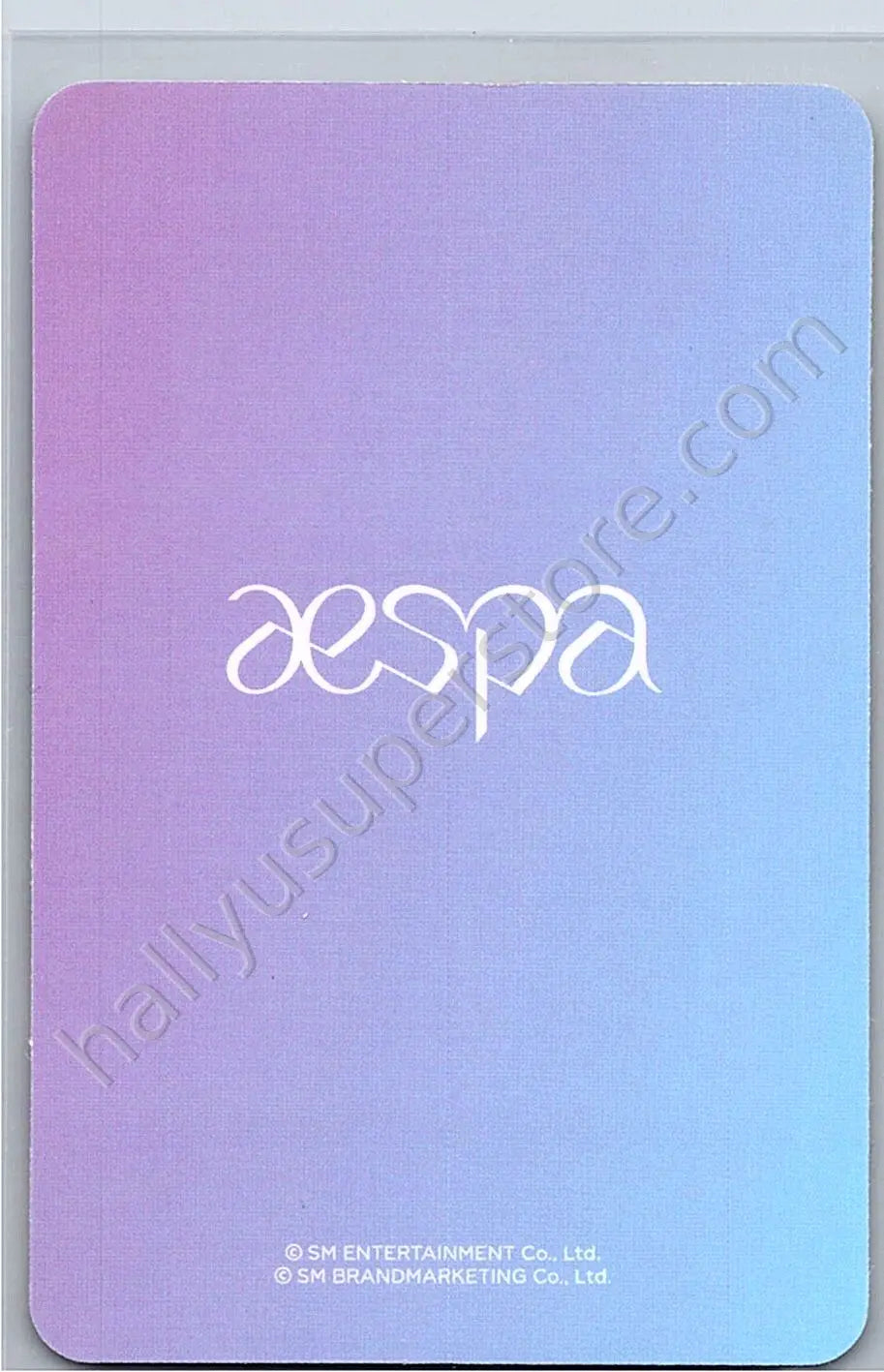 aespa - Winter - Lightsticks (All) lightstick merch photocard round 1 version 1