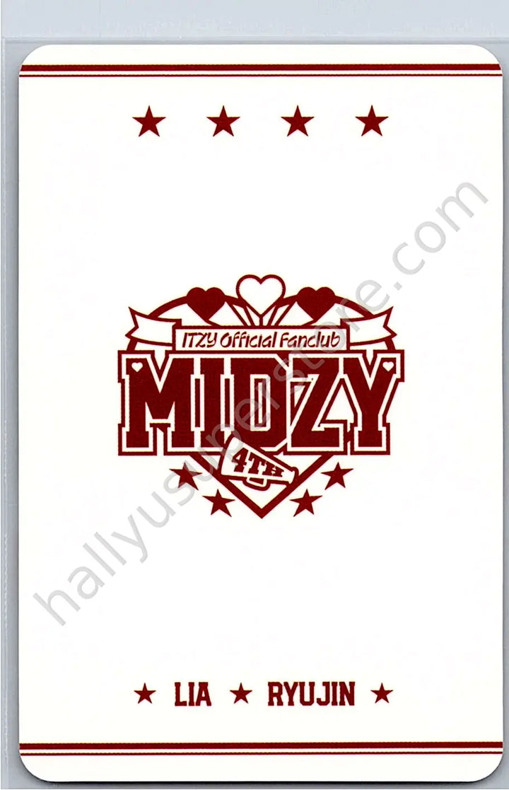 ITZY - Unit - ITZY Official Fanclub MIDZY 4th Generation fanclub photocard set