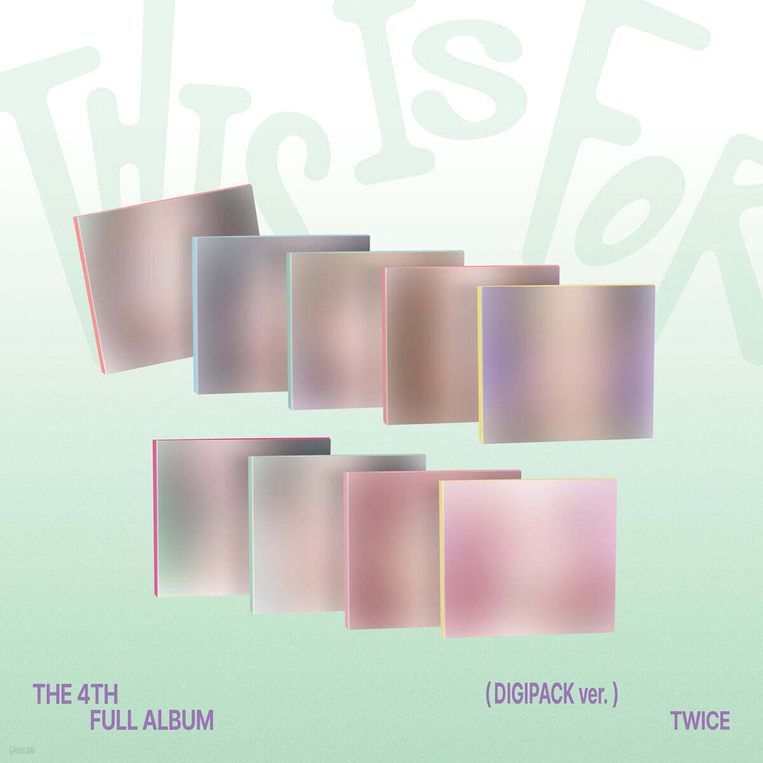 **[Pre-Order] TWICE - 4th ALBUM "THIS IS FOR CONFETTI" + Pre-Order Benefit [Digipack ver.]