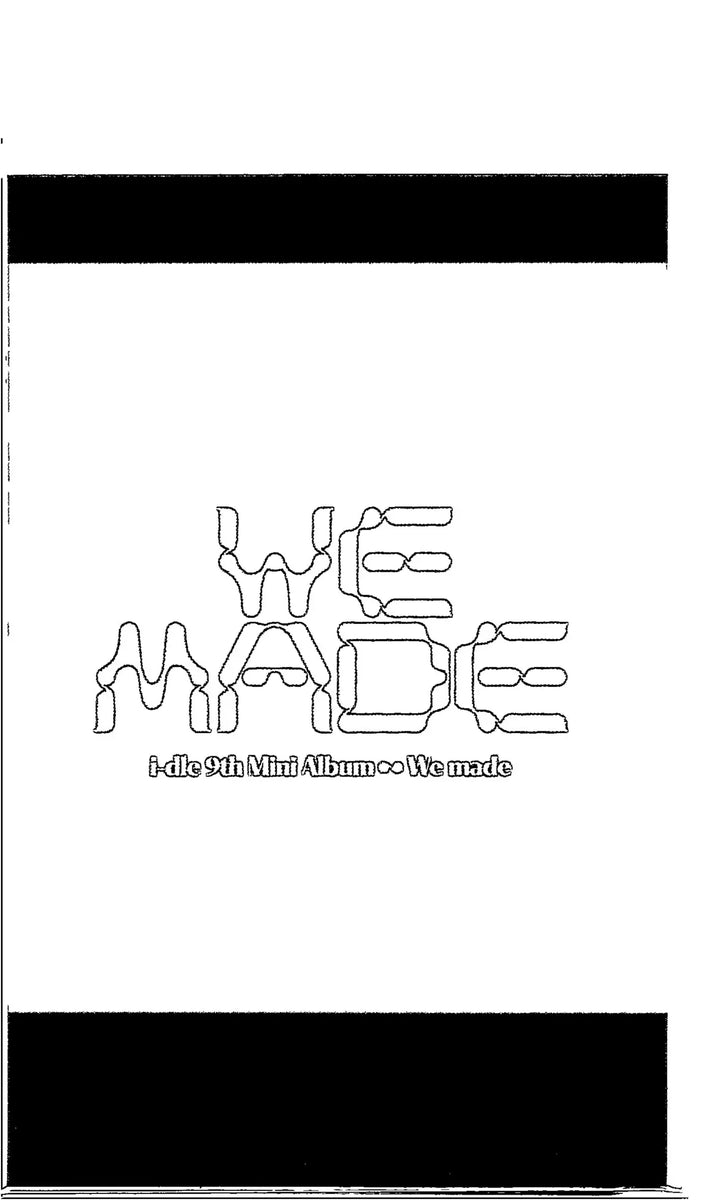 I-DLE "We made" - Apple Music Lucky Draw Event Photocard, Polaroid type Photocard [26.07.09]