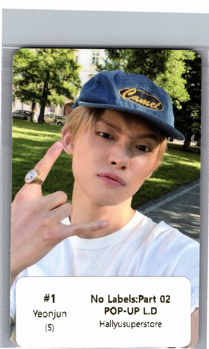 YEONJUN "NO LABELS: PART 02" - POP-UP Store Lucky Draw Event Photocard [263.07.14]
