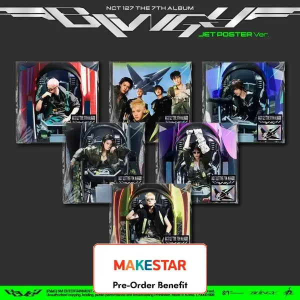 [Pre-Order] NCT 127 - 7th Album [BLINGY] (JET Poster Ver.) + LuckyDraw Event (Choose Version)