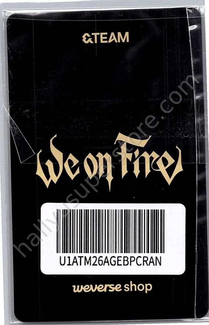 &amp;TEAM - Yuma - We on Fire early bird gift weverse global shop (wvg)