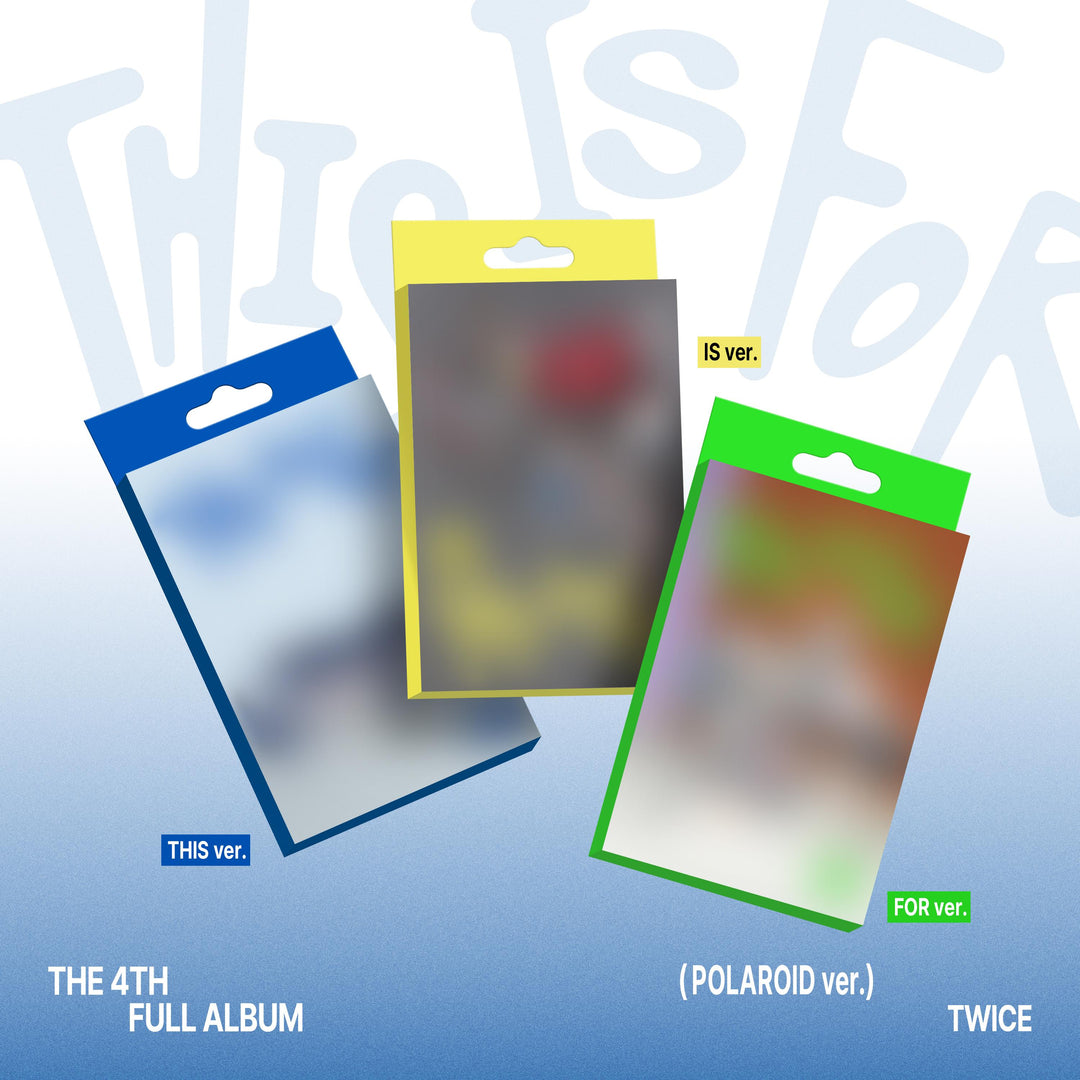 [TWICE] THE 4TH FULL ALBUM THIS IS FOR (POLAROID ver.)