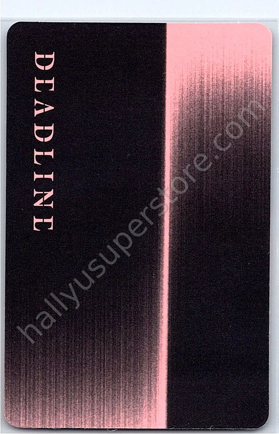 BLACKPINK - Lisa - BLACKPINK - Lisa - Deadline Album black version album photocard FPO