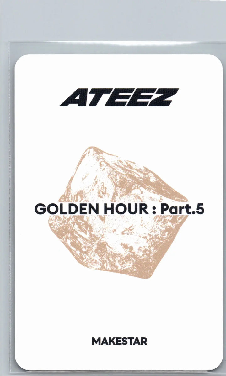 ATEEZ "GOLDEN HOUR : Part.5" - Makestar Lucky Draw Event Photocard [26.06.26]