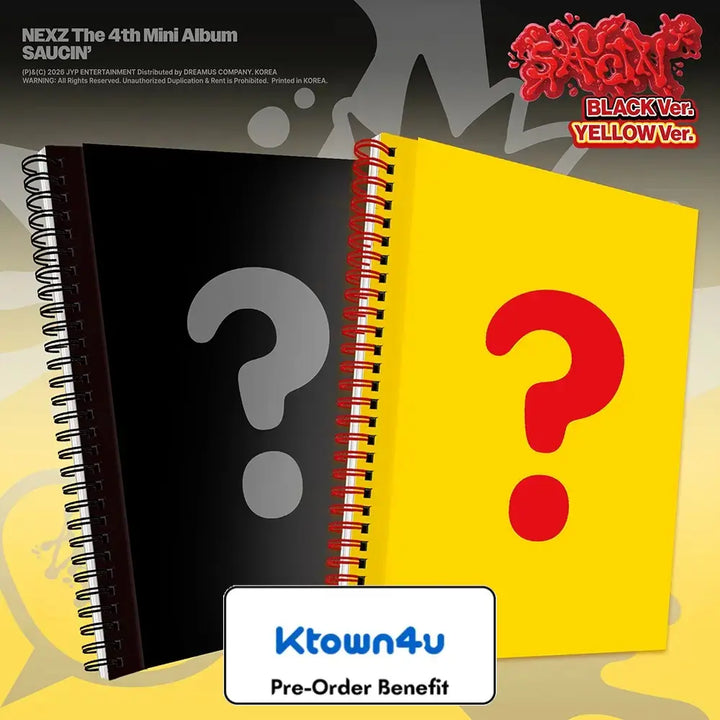 [Pre-Order] NEXZ - 4th Mini Album [SAUCIN] (PhotoBook Ver.) + Pre-Order Benefit (Choose Version)