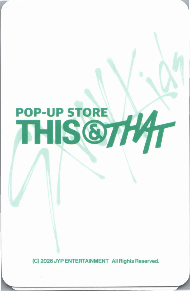 Stray Kids "THIS &amp; THAT" - Soundwave POP-Store Lucky Draw Event Photocard R2 [26.08.14]