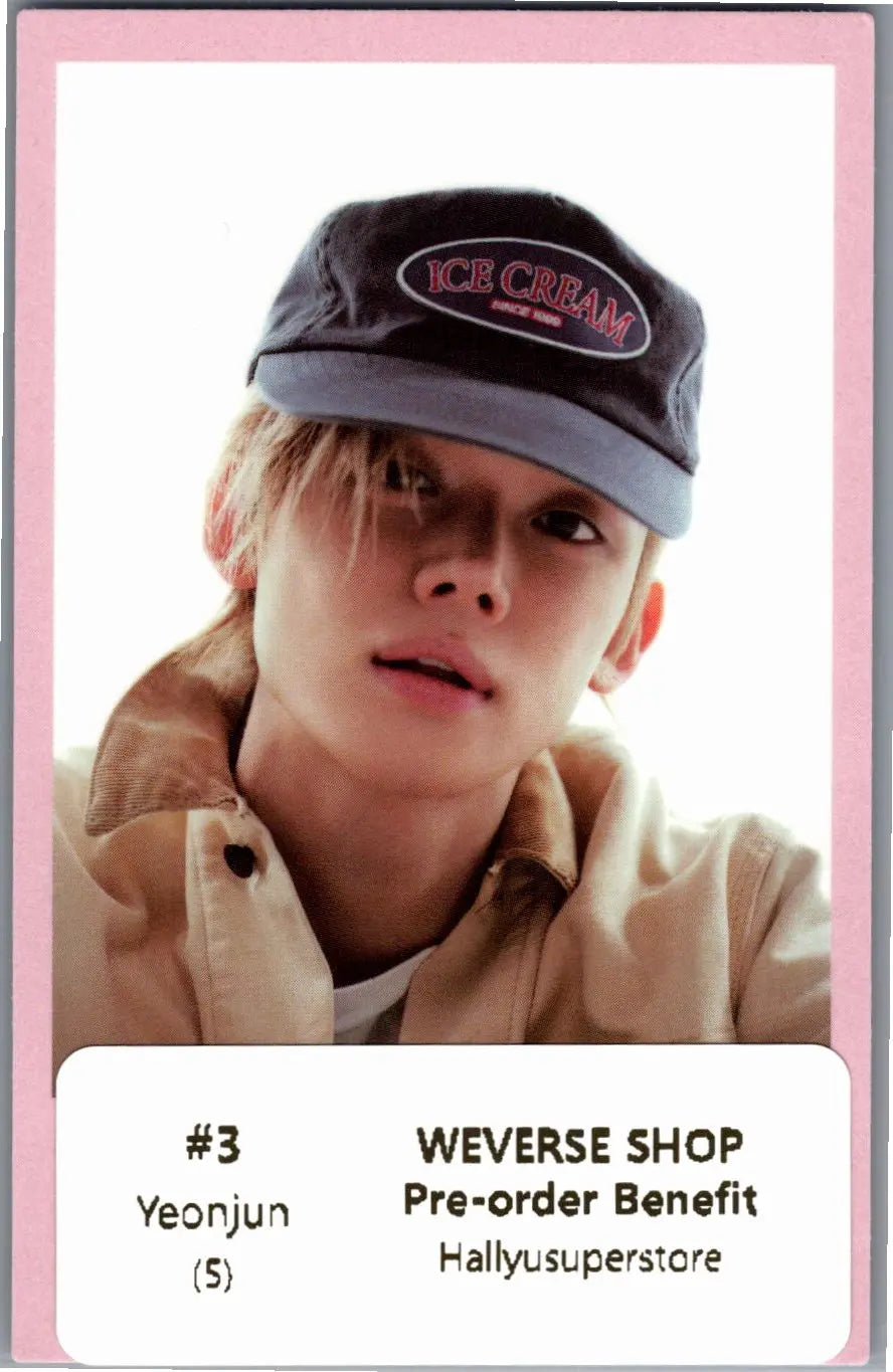 YEONJUN "NO LABELS: PART 02" - Weverse Shop Pre-Order Benefit Photocard, Photo Magnet [26.07.16]