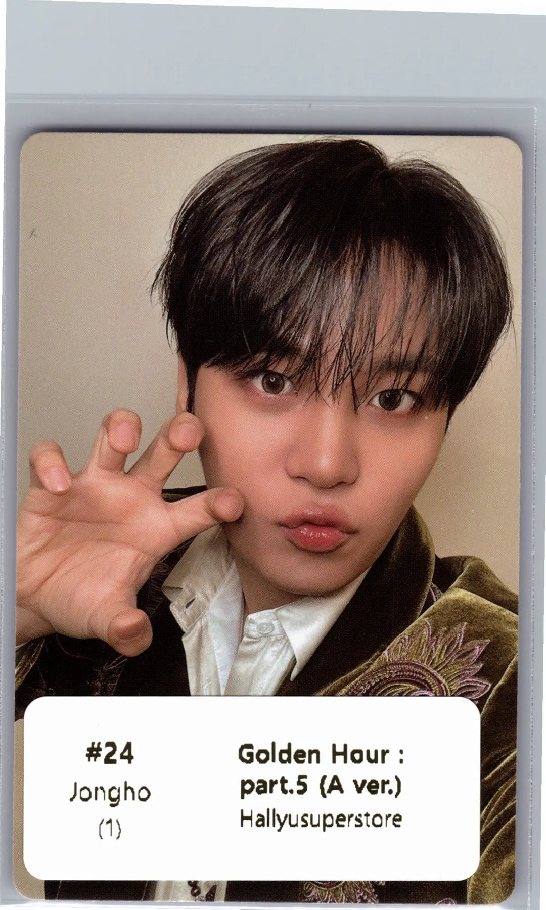 ATEEZ "GOLDEN HOUR : Part.5" - Official Photocard (A ver.) [26.06.26]