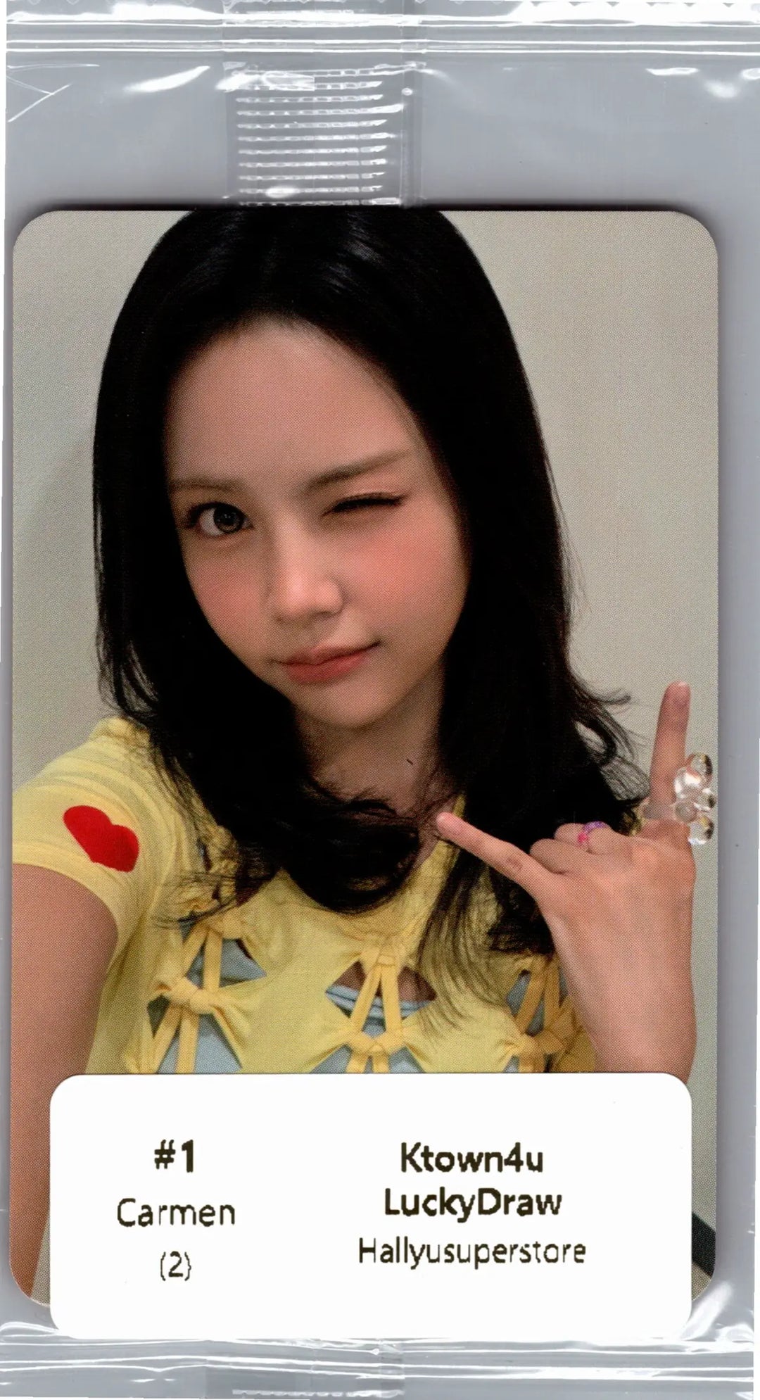 Hearts2Hearts "Lemon Tang" - Ktown4U Lucky Draw Event Photocard [26.08.03]