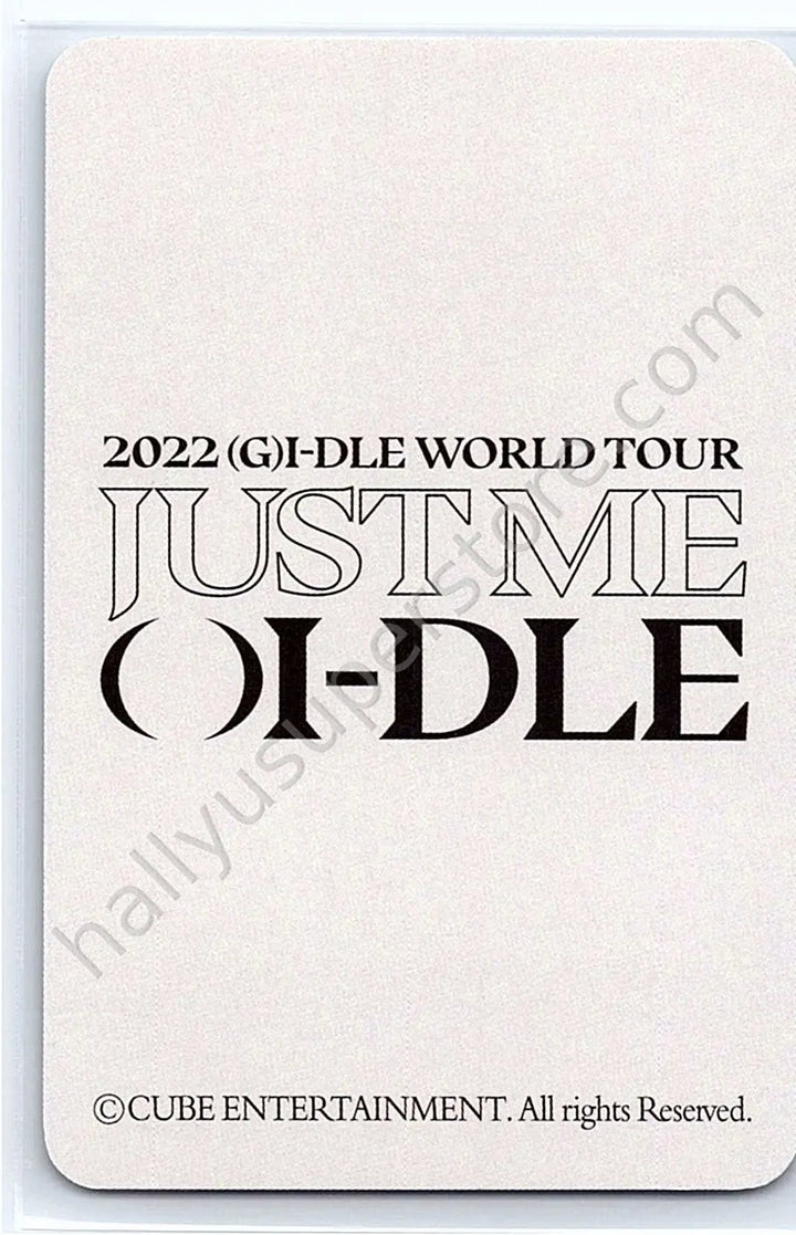 i-dle - Shuhua - i-dle - Shuhua - 2022 World Tour [Just Me ( )I-DLE] Event tour merch photocard set