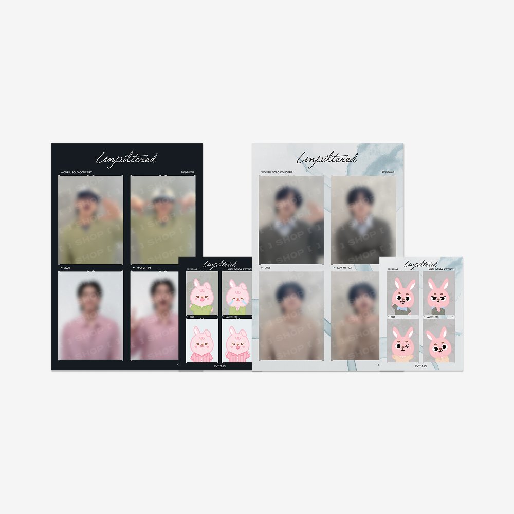 [DAY6] 4 CUT PHOTO SET - Unpiltered