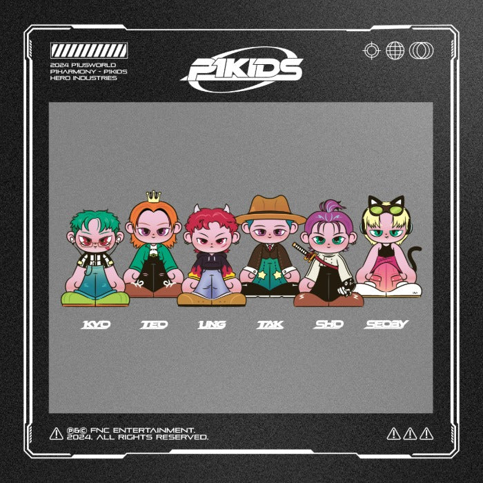 [Pre-Order] P1Harmony - OFFICIAL CHARACTER ‘P1KIDS’ DOLL