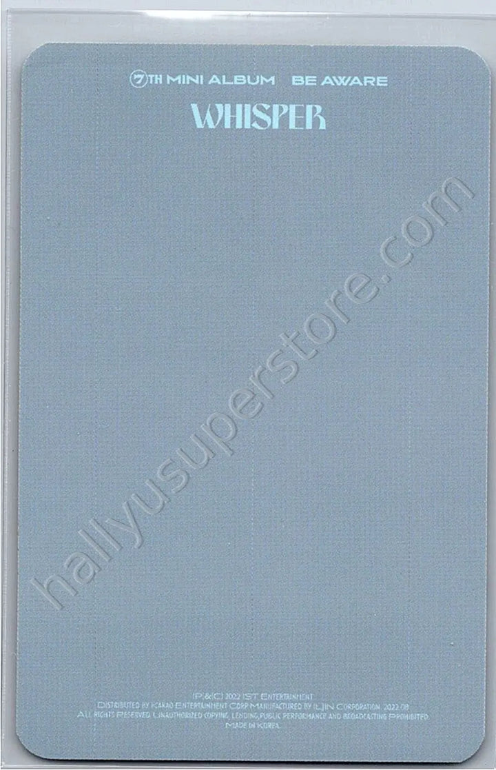 THE BOYZ - Younghoon - Be Aware album photocard document version