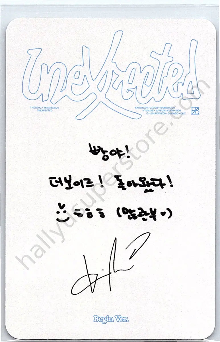 THE BOYZ - Kevin - Unexpected