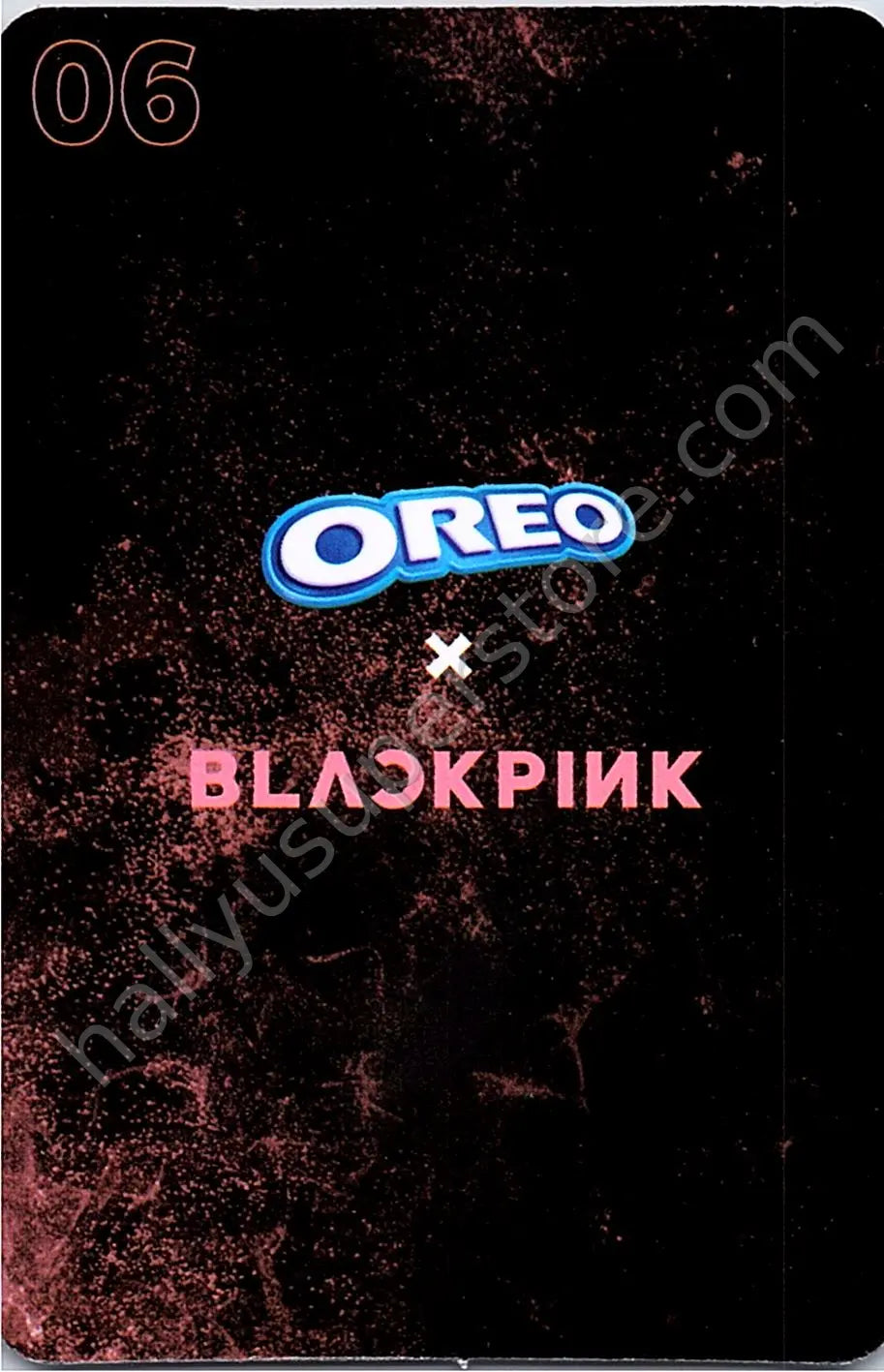 BLACKPINK - Jisoo - BLACKPINK - Jisoo - Blackpink x Oreo Other random photocard mini photocard