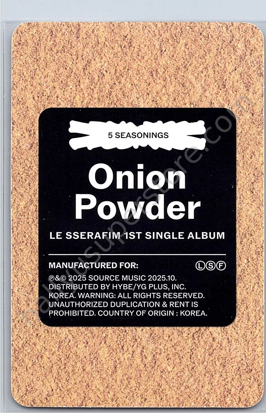 LE SSERAFIM - Hong Eunchae - SPAGHETTI album photocard B version weverse album version