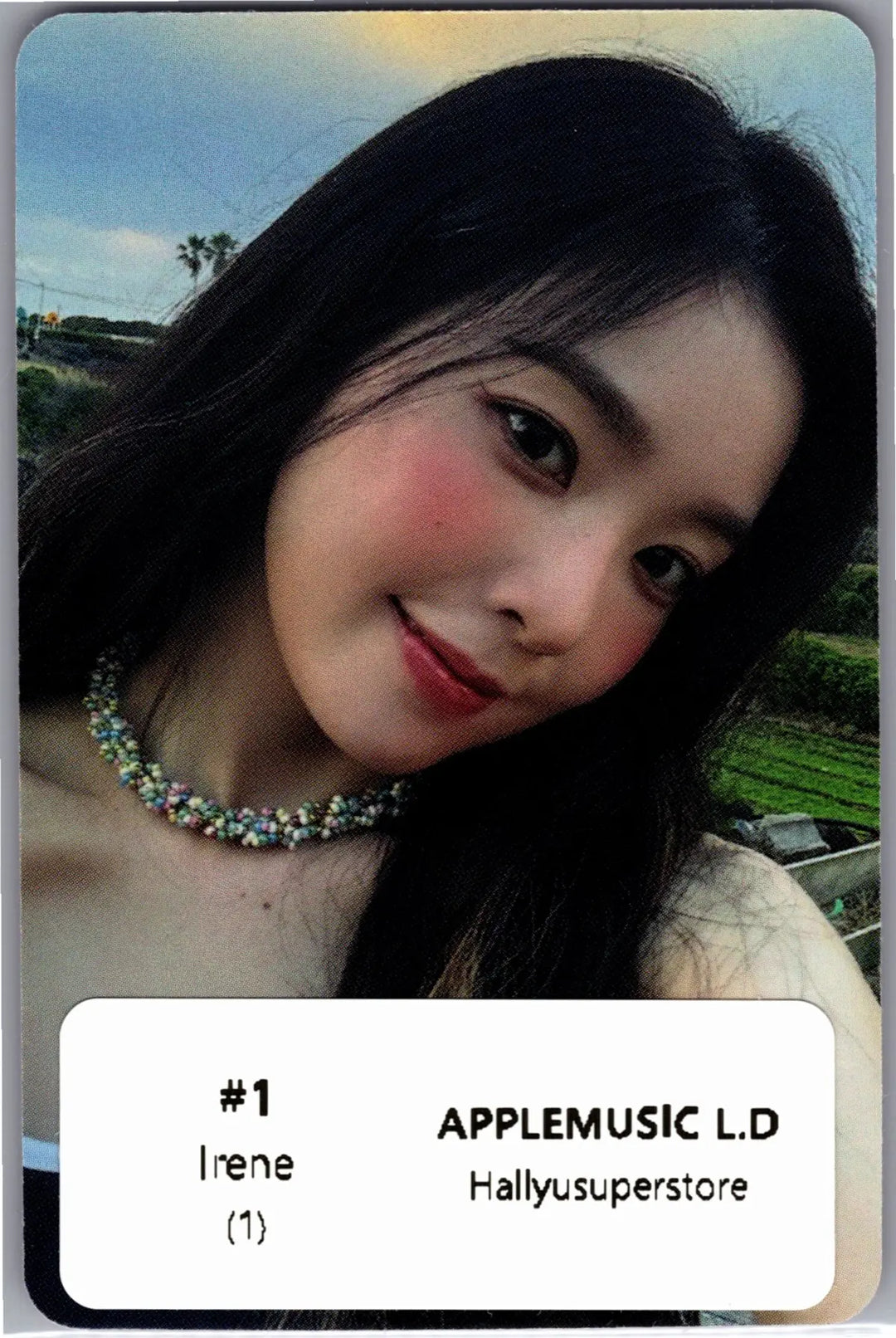 Red Velvet "Velvet Summer" - Apple Music Lucky Draw Event Photocard (Big Wave Ver.) [26.08.12]