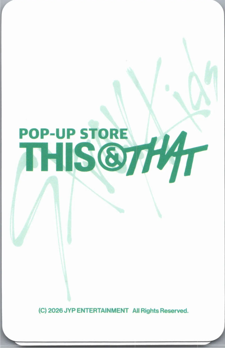Stray Kids "THIS &amp; THAT" - Soundwave POP-Store Lucky Draw Event Photocard R2 [26.08.14]