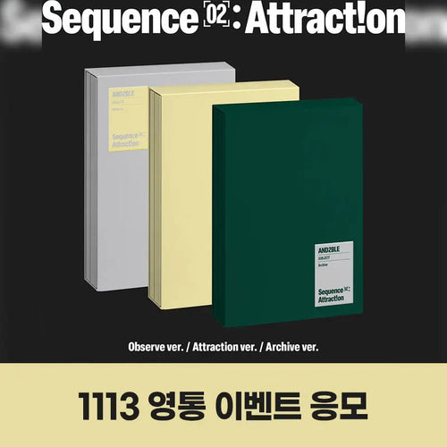 [Hallyu4U - Fansign] (11/13) JJ Muse - AND2BLE / [Sequence 02: Attraction] [Video Call Event]