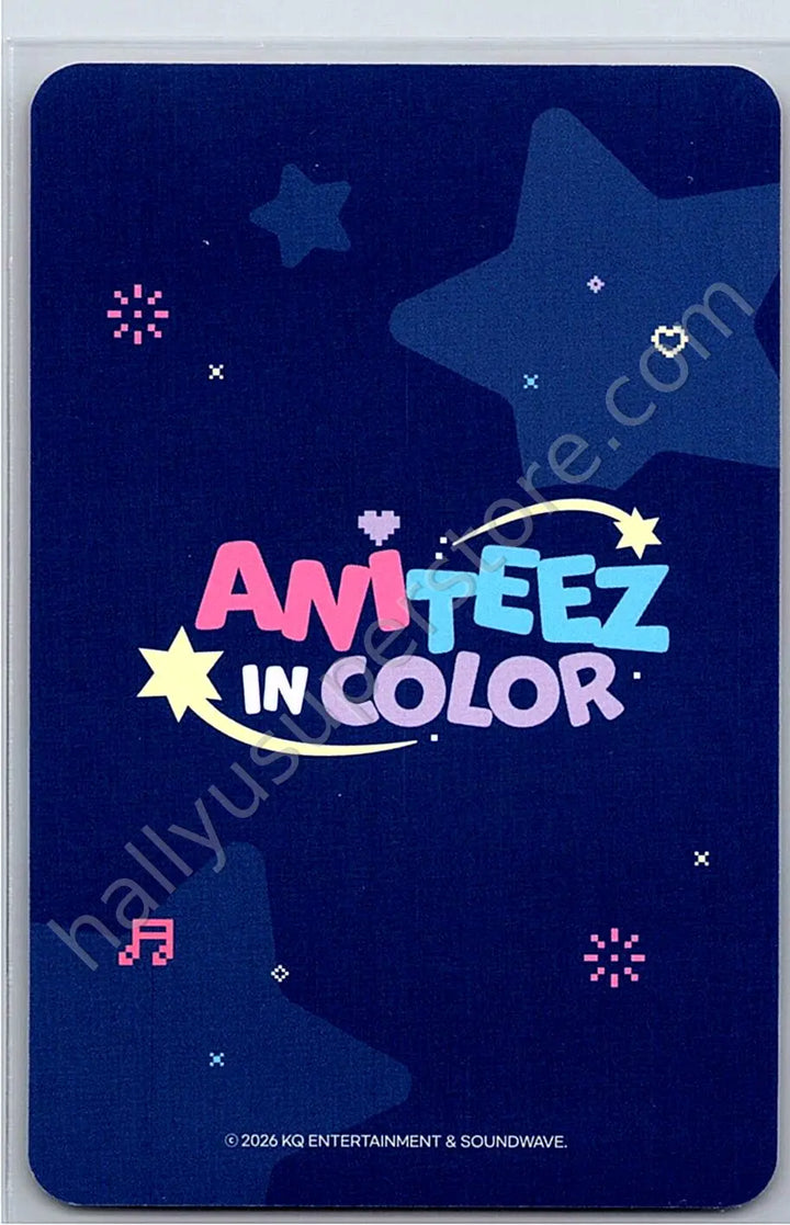 ATEEZ - Wooyoung - ANITEEZ IN COLOR trading card version 2