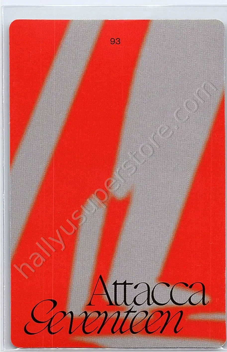 SEVENTEEN - S.Coups - Attacca album photocard carat version