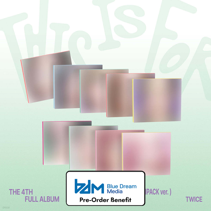 **[Pre-Order] TWICE - 4th ALBUM "THIS IS FOR CONFETTI" + Pre-Order Benefit [Digipack ver.]