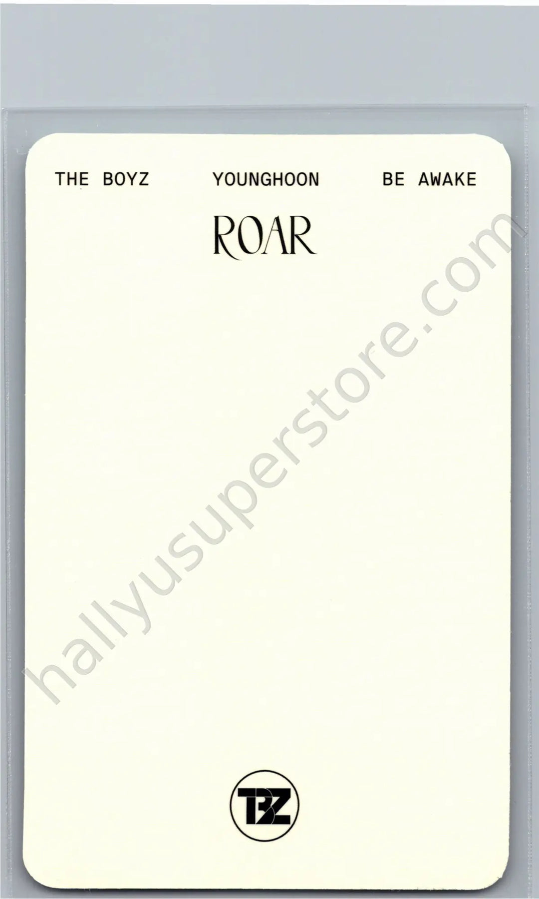 THE BOYZ - Younghoon - Be Awake album photocard platform version reason version
