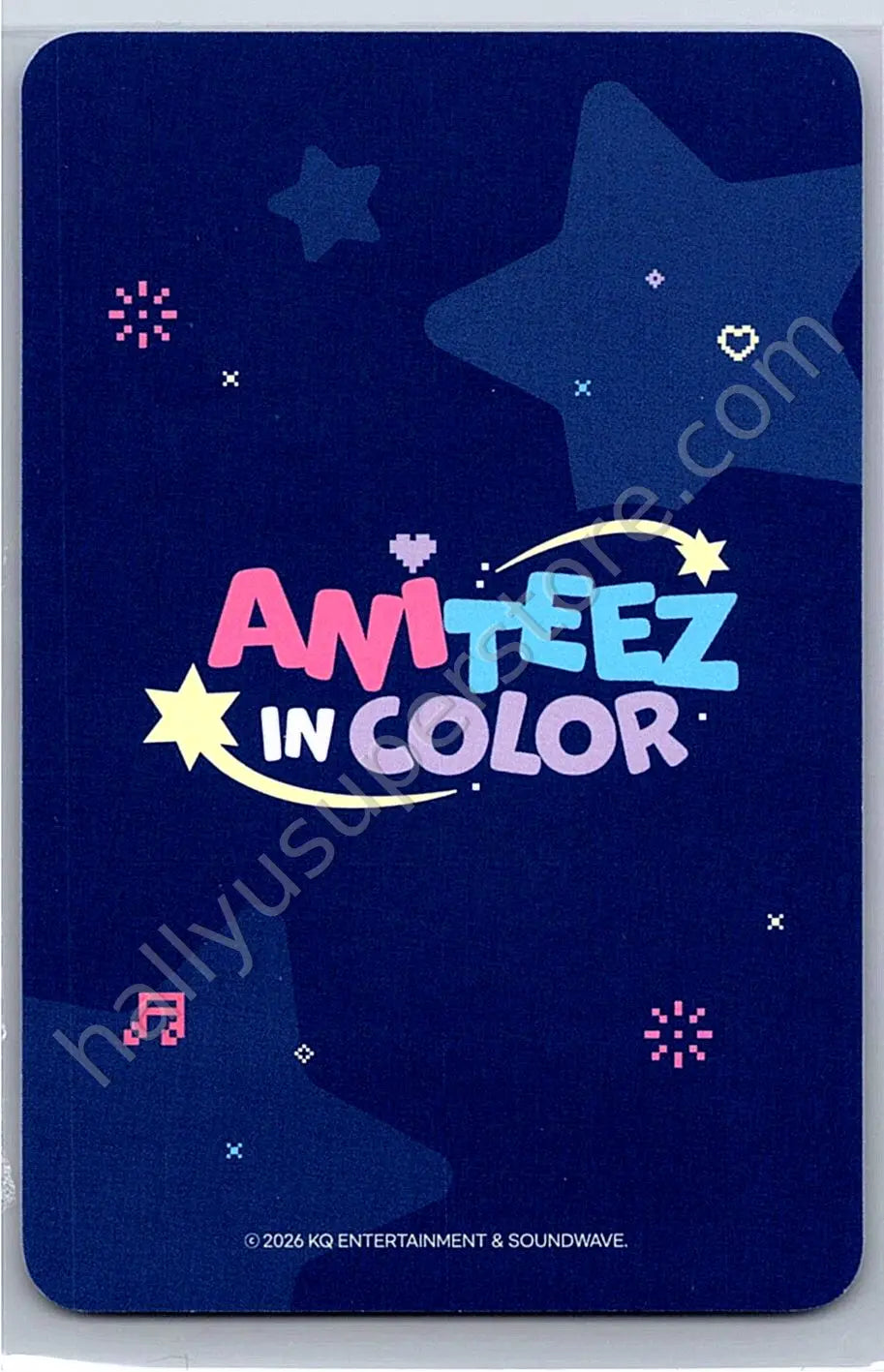 ATEEZ - Yunho - ANITEEZ IN COLOR trading card version 2