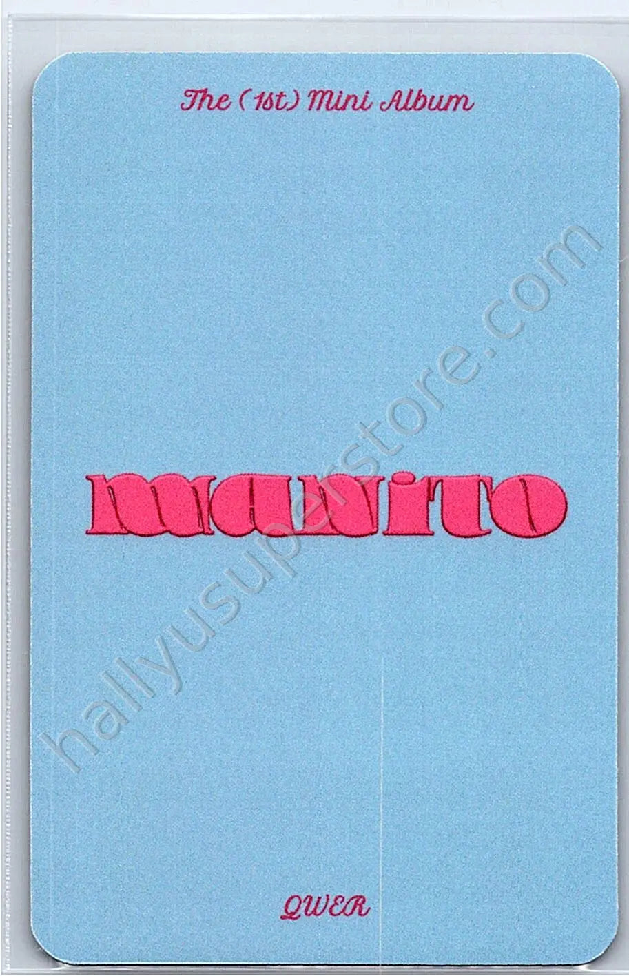 QWER - Siyeon - Manito album photocard platform version secret version