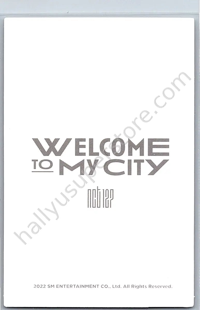 NCT 127 - Yuta - Welcome To My City