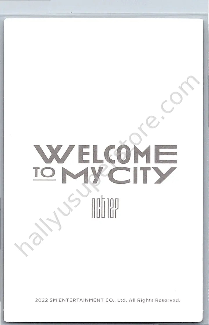 NCT 127 - Yuta - Welcome To My City
