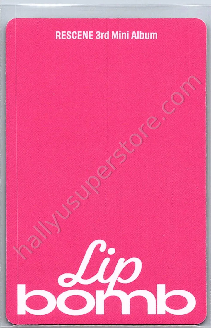 RESCENE - May - lip bomb album photocard balm version qr version