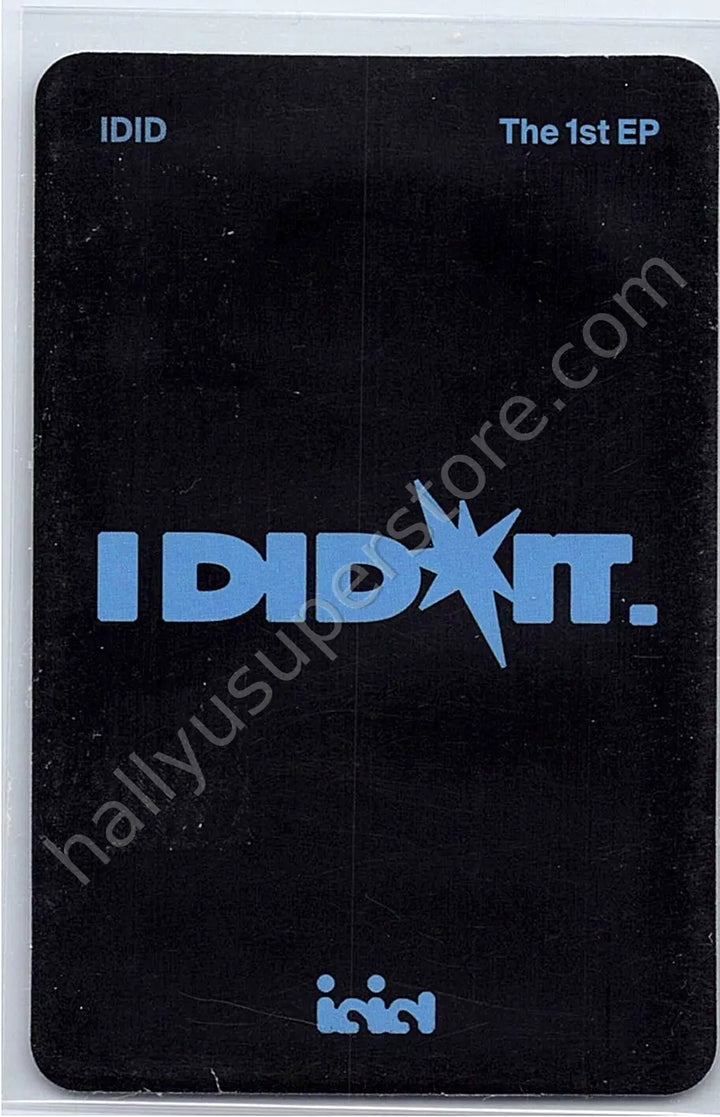 IDID - Junhyuk - I did it. album photocard photobook version yesterday version