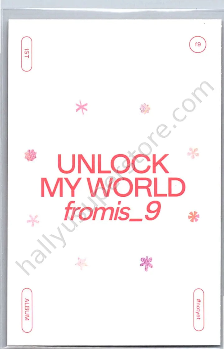fromis_9 - Jiheon - fromis_9 - Jiheon - Unlock My World Album mini card 