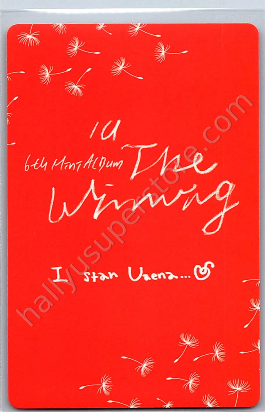 IU - IU - IU - IU - The Winning Album pre-order benefit I win Ver. random pc
