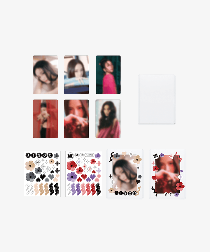 Jisoo (of Black Pink) - "ME" Official MD - Photocard Deco Kit, Photocard Folder
