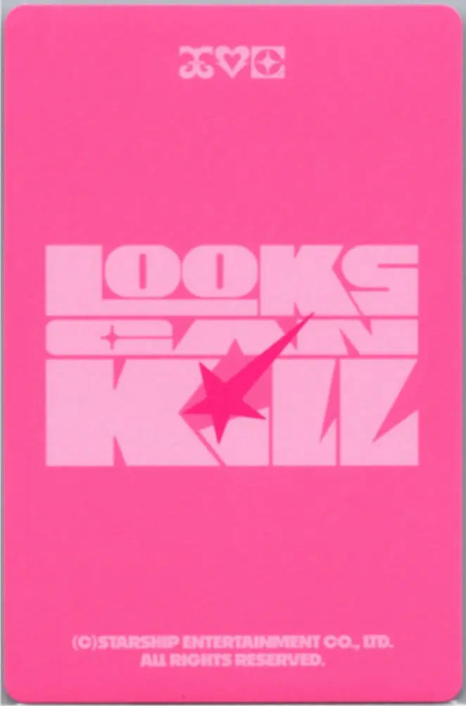 IVE "Looks Can Kill" - Official Photocard [26.10.27]
