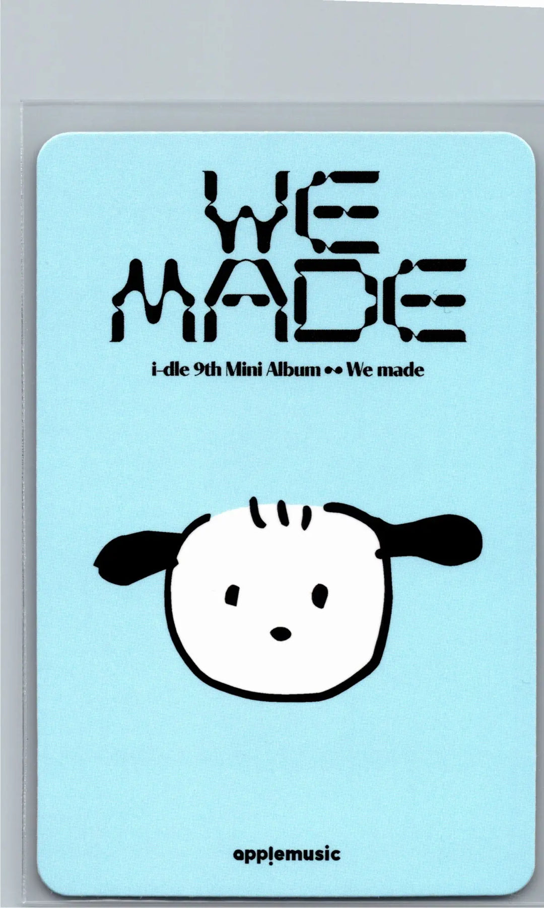 I-DLE "We made" - Apple Music Lucky Draw Event Photocard, Polaroid type Photocard [26.07.09]