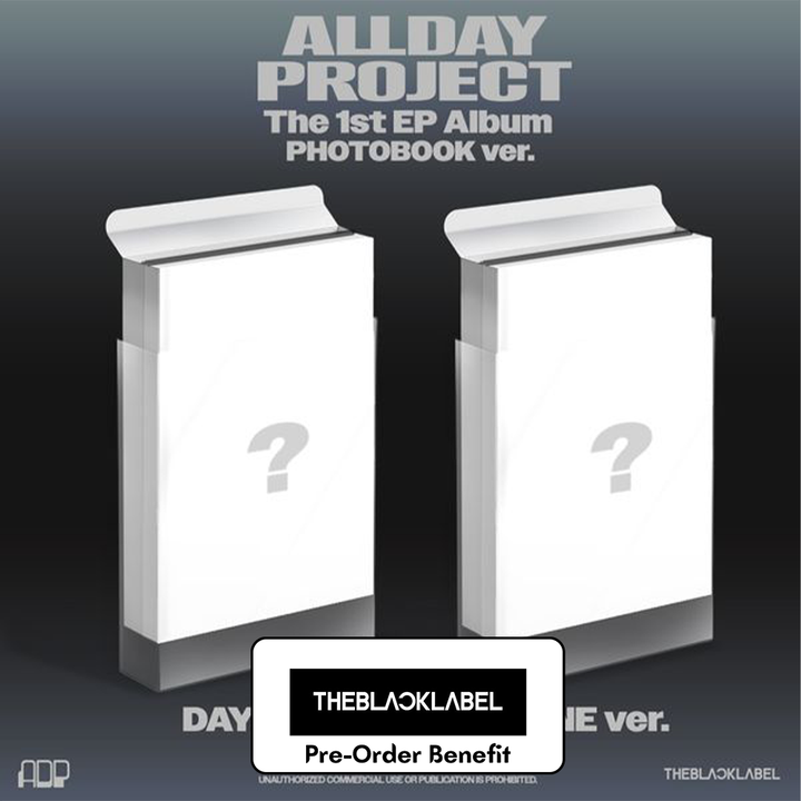 ** [Pre-Order] ALLDAY PROJECT - 1st EP Album 'ALLDAY PROJECT' MERCH ver. + The Black Label Pre-Order Benefit (Choose version) [Random,Set]