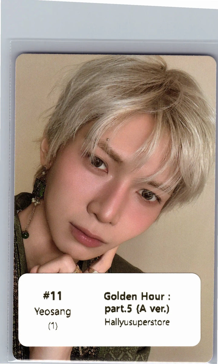 ATEEZ "GOLDEN HOUR : Part.5" - Official Photocard (A ver.) [26.06.26]