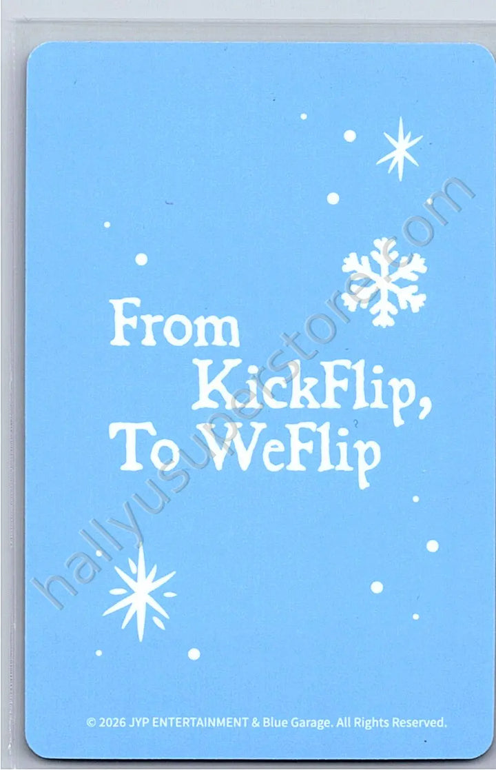 KickFlip - Juwang - From KickFlip to WeFlip, 1st Fan Concert merch photocard trading card set